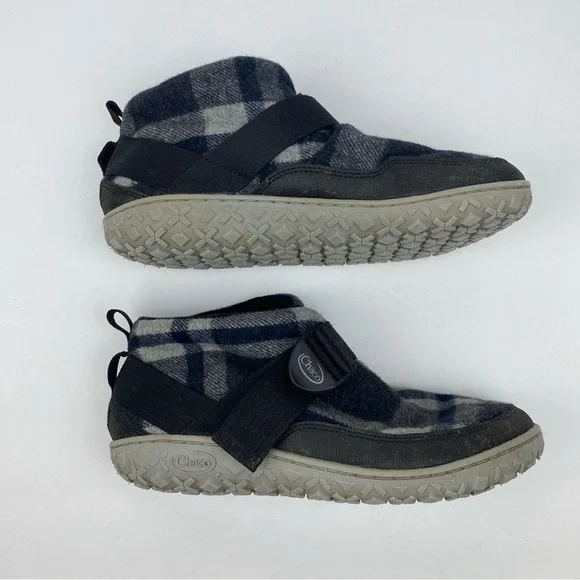 Chaco Ramble Wool Plaid Indoor Outdoor Slipper High Top Shoes Size 7.5 - Picture 6 of 12